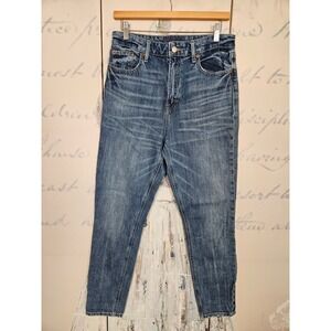 Lucky Brand Bridgette Skinny Jeans Medium Wash High Rise Patch 8/29 7W14046